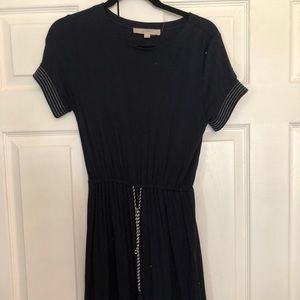 LOFT navy blue dress
